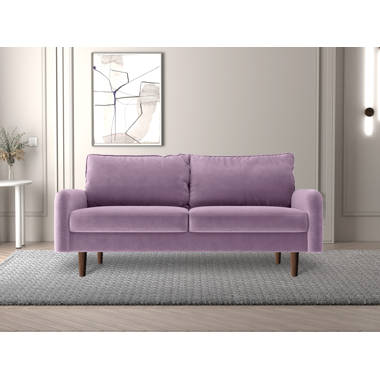 Siniard 70 Upholstered Sofa Willa Arlo Interiors Fabric Lavender Velvet